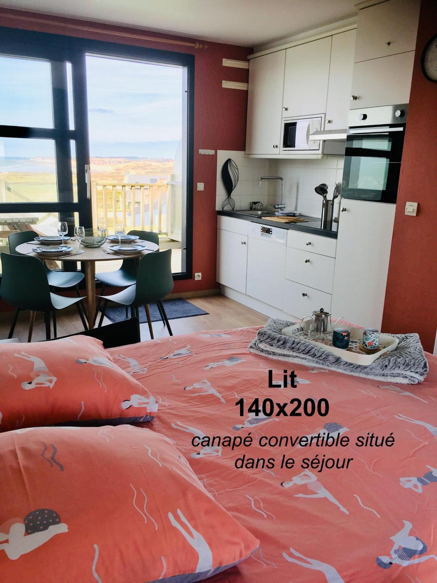 La Mer Vue D'En Haut , Duplex A La Naturelle Sur La Cote D'Opale Wimereux Luaran gambar
